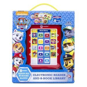 Paw Patrol Me Reader, an electronic reader and 8-book library set for children